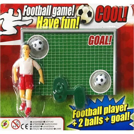 But de football jouet d'adresse