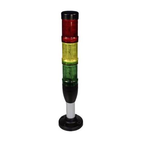 Appareil complet rouge jaune verte LED 24 V avec base 100 mm EATON SL4-100-L-RYG-24LED (1/2)
