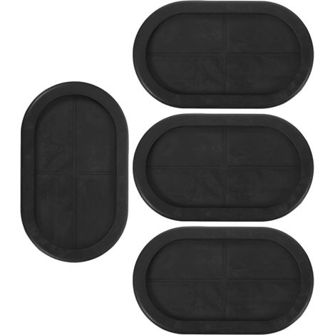 Kit PACKOVE de 4 passe câbles ovales en caoutchouc 40 x 80 (1/5)