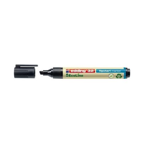 edding Flipchartmarker 32 EcoLine 4-32001 1-5mm Keilspitze schwarz