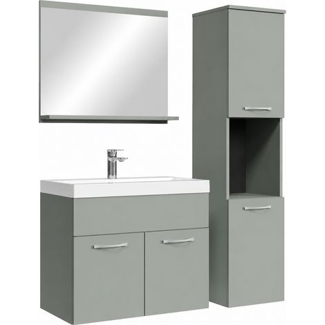 Conjunto Mueble de Baño Montreal 60 x 35 cm - Verde Mate - Muebl (1/5)