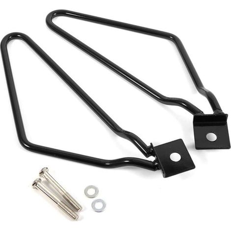 Stück Motorrad-Satteltaschenhalterungen, Satteltaschenhalter mit linker und rechter Montage, Schwarz