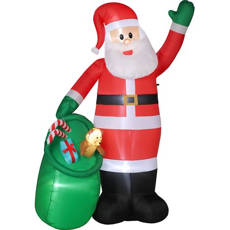 Outsunny 9ft Giant Christmas Blow Up Decoration with Built-in LED Lights (1/5)