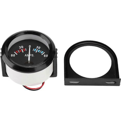 Ampèremètre-voltmètre automobile 52 mm (2 pouces) 60-0-60 A pour modification (1/5)