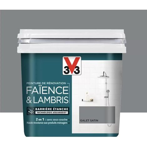 Peinture De Rénovation V33 Faïence & Lambris Galet 0,75 L