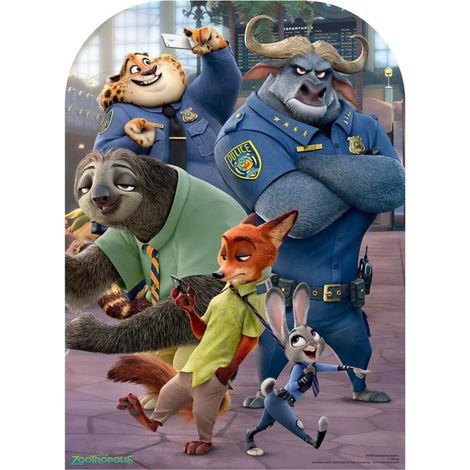 Figurine en carton Disney Zootopie enfant figurante Hauteur 130 cm (1/5)