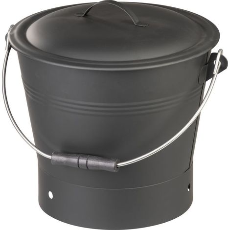 Ascheeimer Strend Pro, mit Deckel, 8L (1/4)