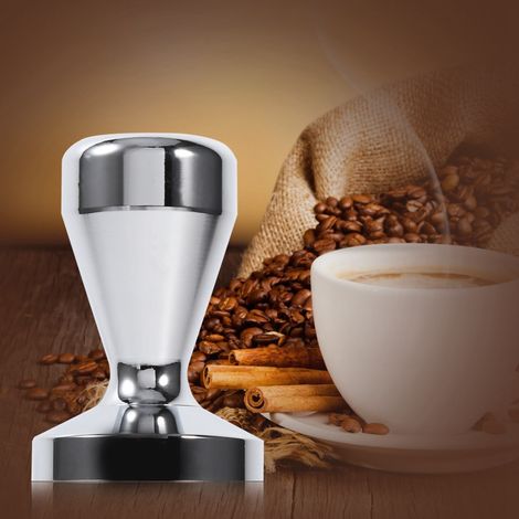 Tampoir à Café 51mm en Acier Inoxydable - Presse à Grains pour Extraction Parfaite (1/5)