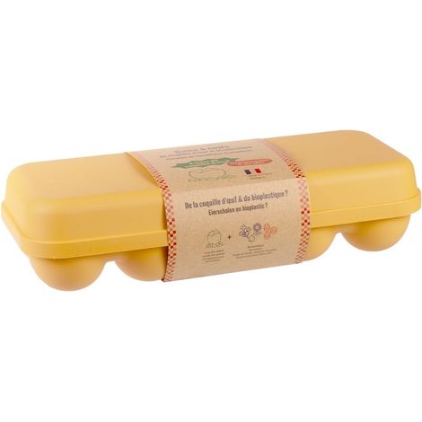 Boîte 10 oeufs coquille - Jaune
