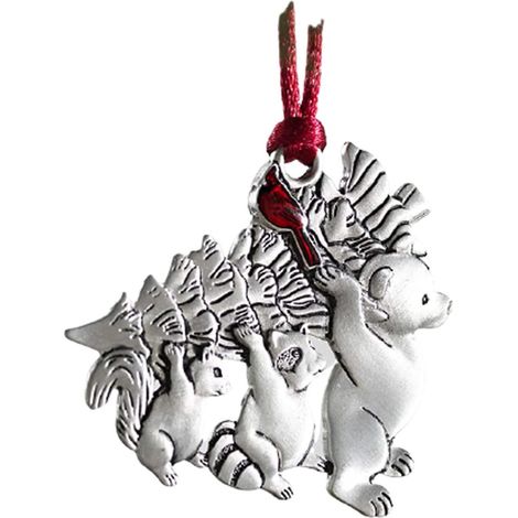 Christbaumschmuck aus massivem Zinn, Hängedekoration für Zuhause oder Restaurant