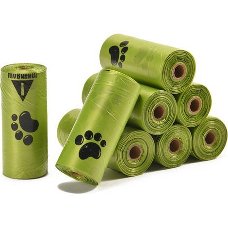 120 Sacs déjection, Matériau EPI, Résistants, Fuite preuve, Pour chiens chats (1/5)