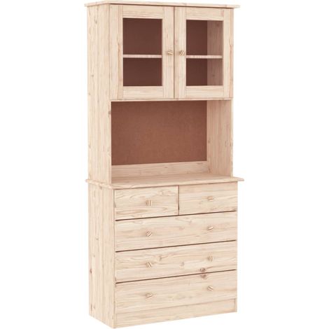 Buffet ALTA 77x35x165 cm aus massivem Kiefernholz