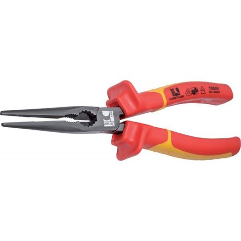 Pinza de pico curva VDE 200mm 2K-Huelle C-PRO