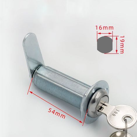 Csparkv – Extra langer 54-mm-Nockenverschluss aus Edelstahl – Wetterfest – Staubschutzkappe und Gummidichtung (1/5)