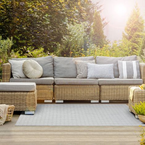 Tapis d'extérieur Pour terrasse et balcon Modica 90 x 150 cm