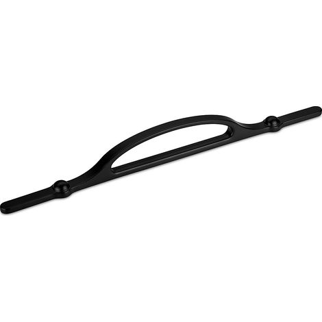 Stil-/ Landhausgriff RUNDA BA 192 mm schwarz (1/4)