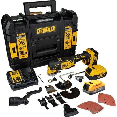 Dewalt DCS356P2 18v XR Brushless Multi Tool +35 Accs +Tstak 2x5ah +1x Powerstack (1/4)
