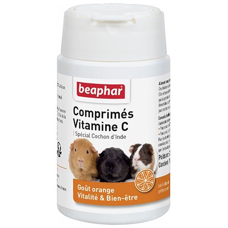 Vitamina C Beaphar per cavie, 50 compresse