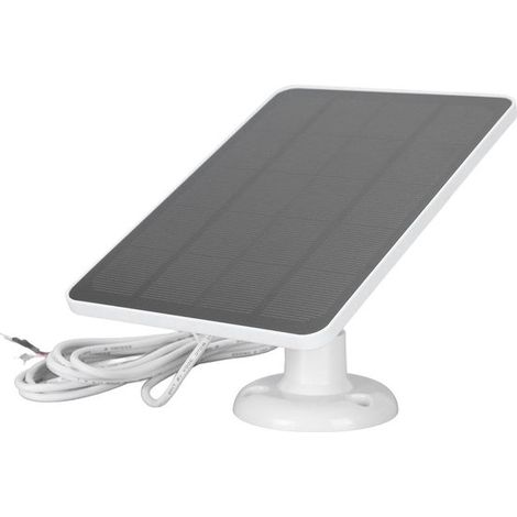 Chargeur solaire 10 W pour sonnettes vidéo Nest/Eufy/Ring à batterie. Panneau solaire longue durée pour une charge continue. (1/5)