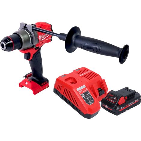 Milwaukee M18 FDD3-301 Akku Bohrschrauber 18 V 158 Nm Brushless + 1x Akku 3,0 Ah + Ladegerät