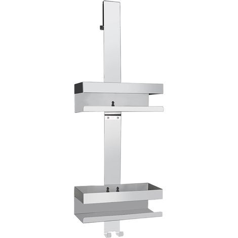 Etagere Douche - Acier Inoxydable SUS304 - Sans Percage - Pour Gel Douche Shampooing - 1 Piece (1/5)