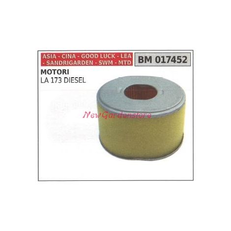 Filtro de aire motor generador CHINA LA 173 DIESEL 017452