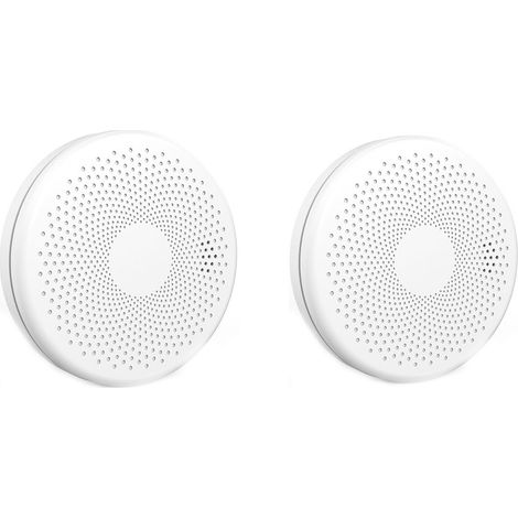 Tuya Wifi 2 In 1 Smart Kohlenmonoxid Rauch Co Detektor Gas Detektoren Sound-Blitz Licht Alarm Funktion(2er-Pack) (1/5)
