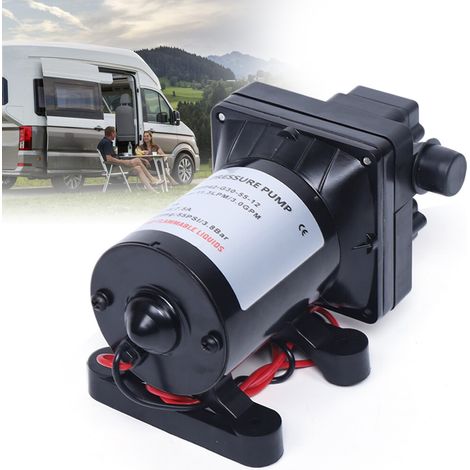 Wasserpumpe 12V Selbstansaugende Pumpe Druckpumpe Membranpumpe für Wohnmobil-Caravan (1/5)
