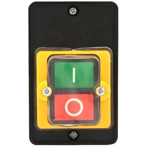 Waterproof Control Switch KA0-5H ON/OFF Push Button Switch AC 220V/380V 10A Push Button Switch with Base (1/5)