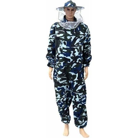 Traje de apicultura, atuendo completo de apicultura con velo y capucha, traje protector de apicultura, ropa de apicultor, equipo de apicultura, XL (1/5)