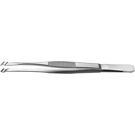 Brucelles RS PRO 573.SA pointe Rainuré Cylidrinque en inox, L. 145 ( Prix pour 1 )
