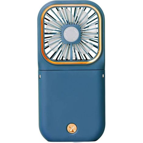 SABIR Ventilateur à main amélioré Petit ventilateur personnel Ventilateur de tête portable rechargeable avec 3 vitesses Mini USB Ventilateur d'extérieur puissant Petit ventilateur de bureau silencieux (1/5)