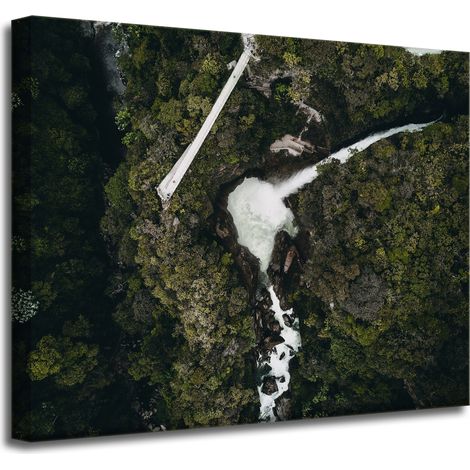 Leinwanddruck Natur aus der Vogelperspektive 50x40