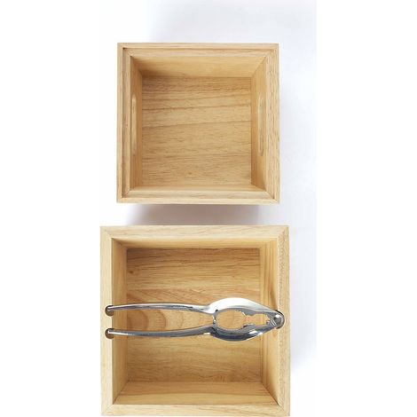 Set casse-noix Livoo MEN346A + 2 bols en bois - Casse noix, noisettes, amandes ou tout autre aliments (1/4)