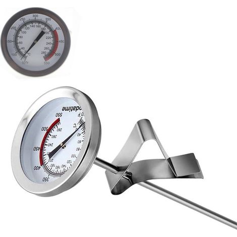Filiyano-Thermomètre à huile de friture - Thermomètre de cuisine - Avec pince - Thermomètre à lait - Convient pour le barbecue - Longue sonde (1/3)