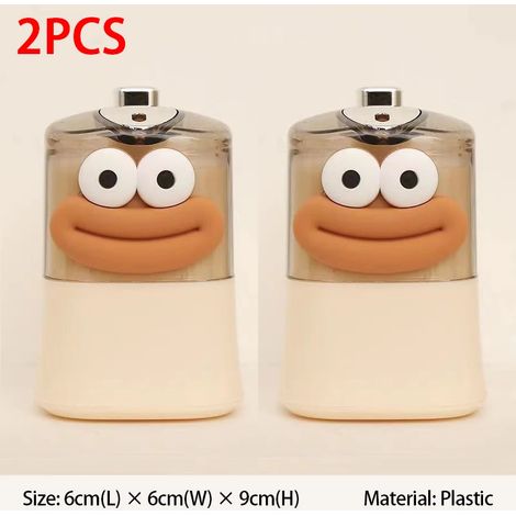 (2 pièces - Grande ouverture) 1 porte-cure-dents à pression automatique, boîte de rangement créative pour cure-dents, accessoire pratique pour la maison YQH003 (1/5)