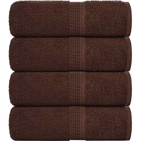 Waschtücher FROGN 4 Stk. Braun 30x30 cm 360 g/m²