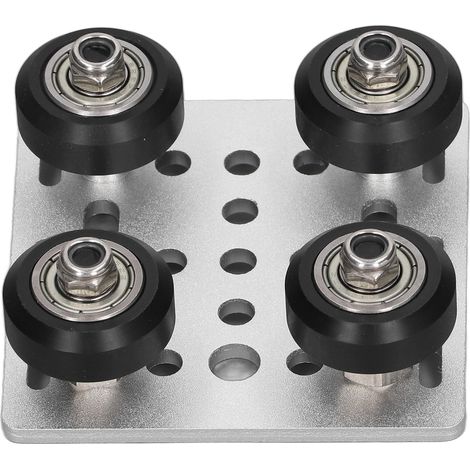 V-Portalplatte für 2020 V-Typ Aluminiumprofilräder 3D-Drucker CNC EU-Standard Silber (1/5)