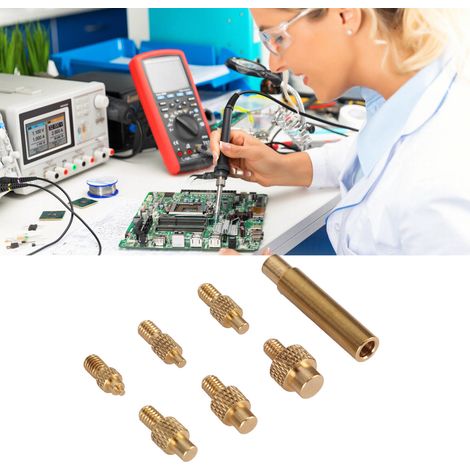 Embouts thermofixés pour fers à souder M8 936 pour installer des inserts M2 M2.5 M3 M4 M5 M6 M8 Facile à utiliser Pièces imprimées en 3D (1/5)