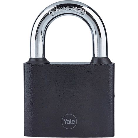 YALE Lucchetto in ferroY111B/60/132/1, 60 mm, nero