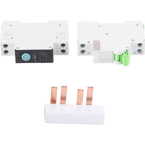 Disjoncteur intelligent WiFi 1P+N 25A 230VAC avec compteur énergétique, télécommande et minuterie programmable pour maison. (1/5)