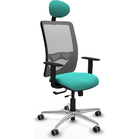 Sedia da ufficio piqueras y crespo Zulema turchese similpelle (1/2)
