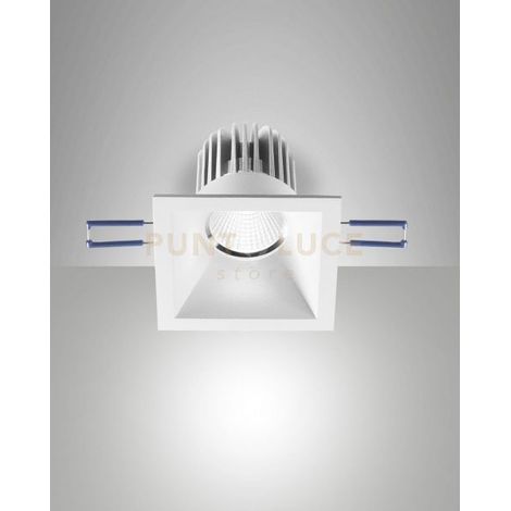 SIGMA SYSTEM INCASSO QUADRATO ARRETRATO FISSO A LED  7W 3000K 800LM IP40