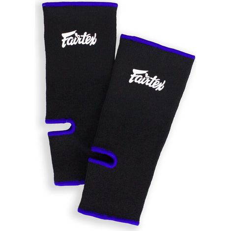 Fairtex AS1 Knöchelbandage Schwarz/Blau L/XL