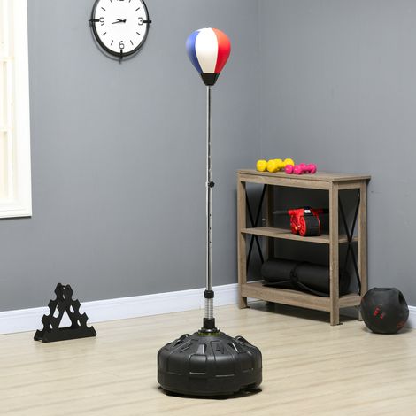 Stand-Boxball 48x48x165 cm aus Kunstleder, schwarz, höhenverstellbar, stabil – MEUBLIV (1/5)