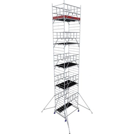 Krause Fahrgerüst MONTO ProTec XXL Aluminium 11,30 m Baugerüst (1/2)