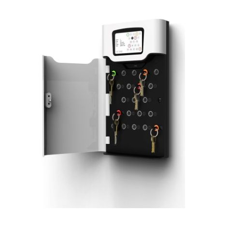 Assa Abloy – Armoire à clés autonome TRAKA 21 – Gestion électronique jusqu'à 21 porte-clés – Fonctionnement autonome sans réseau – Technologie RFID (1/3)