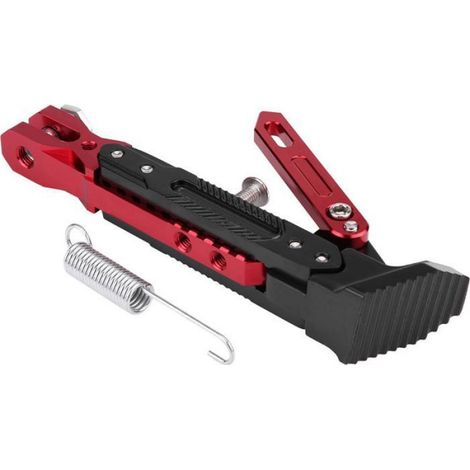 Support latéral de pied - Réglable Alliage d'aluminium - Pour NMAX 155 et N 125 - Noir