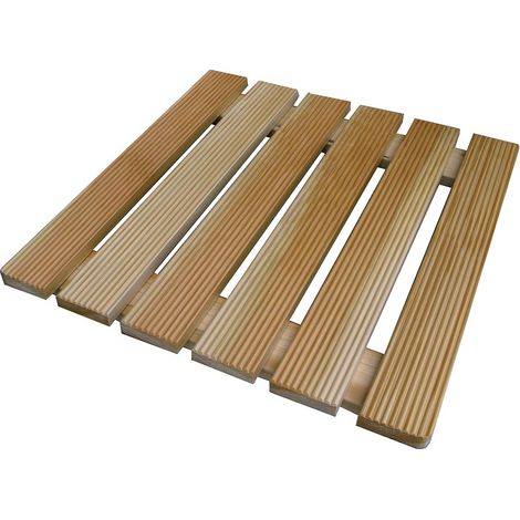 Pedana Legno per Doccia Quadrata 50 x 50 in Legno Ideale per Piatto Doccia 70 x 70 (1/4)