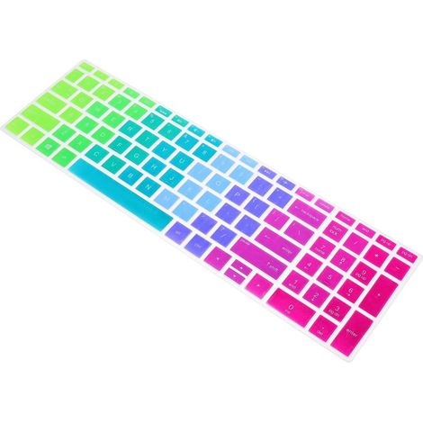 Protection de Clavier en Silicone réutilisable Compatible avec HP 15,6 Pouces Housse Anti-poussière et Anti-éclaboussures pour Ordinateur Portable Bureau Plusieurs Styles (1/5)
